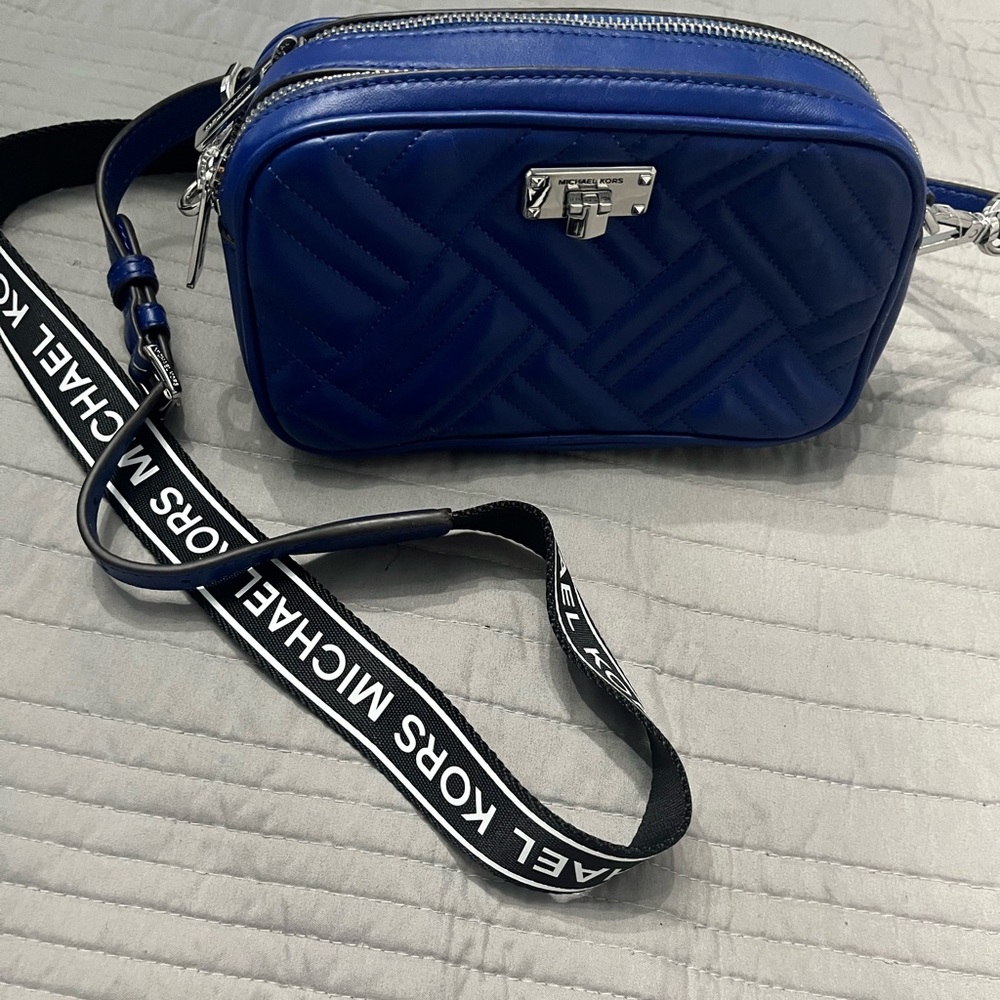 Michael Kors blue Peyton bag